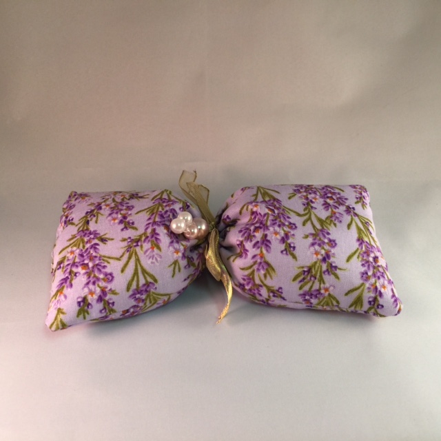 Eye Pillow with Organic Lavender Flowers